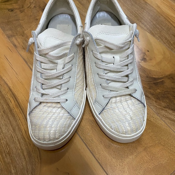 Dolce Vita ZINA sneakers bone raffia size 7 - Picture 8 of 8